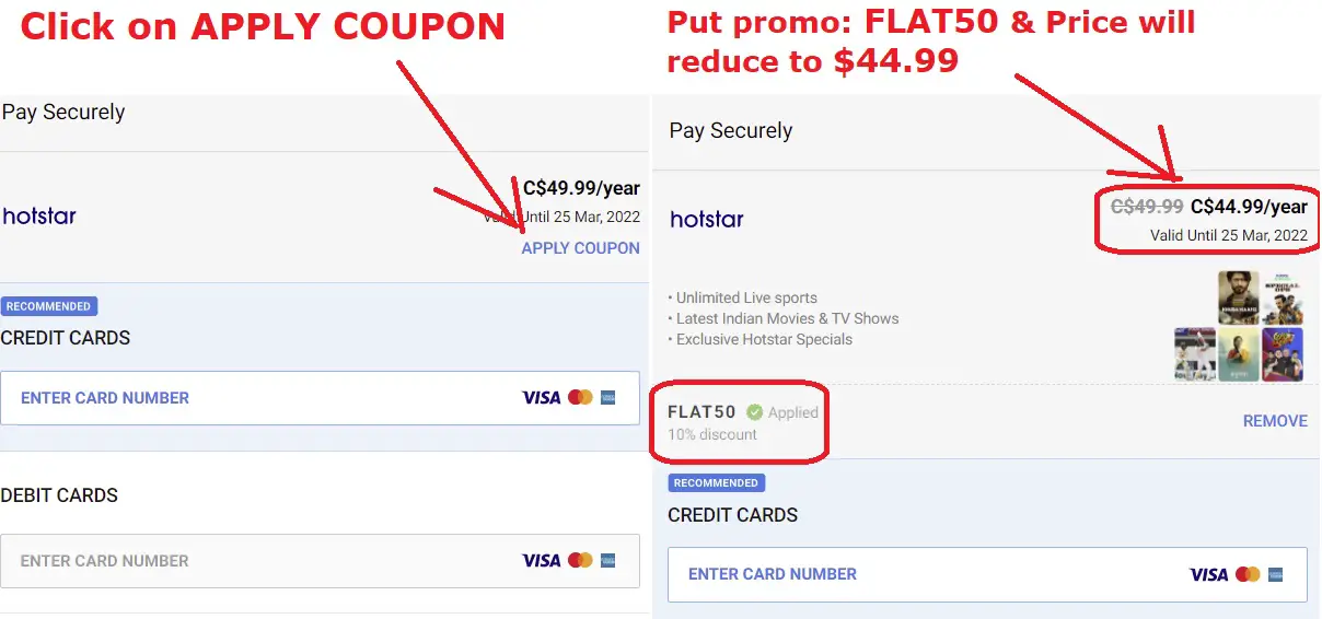 Hotstar Canada Subscription offers (Get a Complete guide)