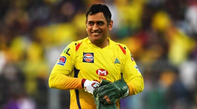 Dhoni from team CSK IPL-2021