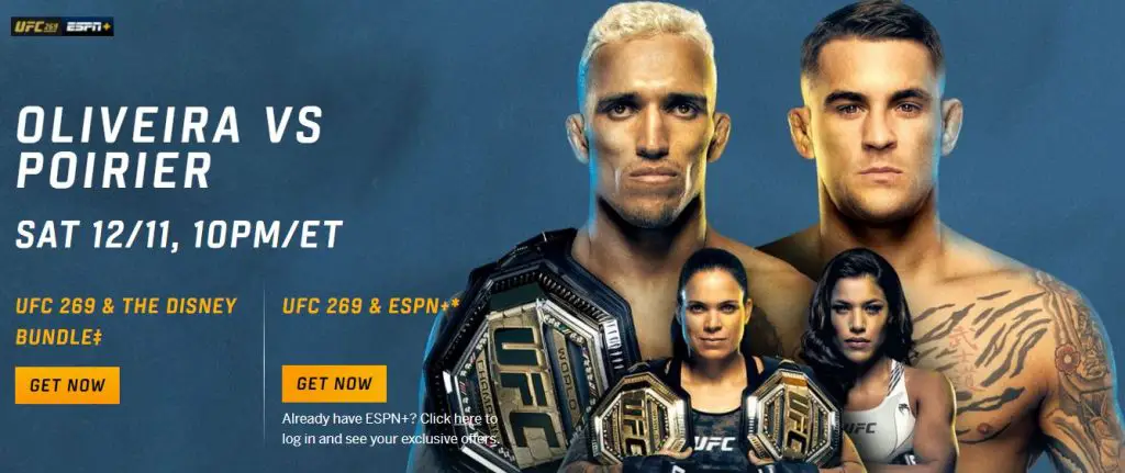UFC PPV with ESPN Plus