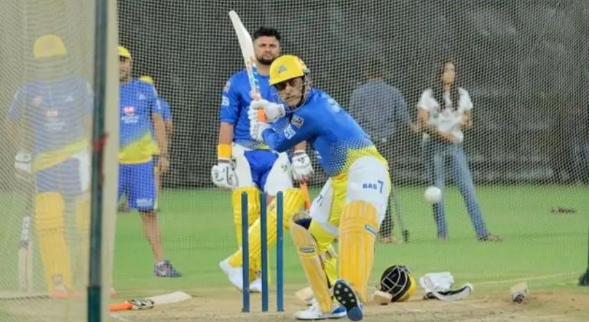 Ms Dhoni started practise for IPL 2022