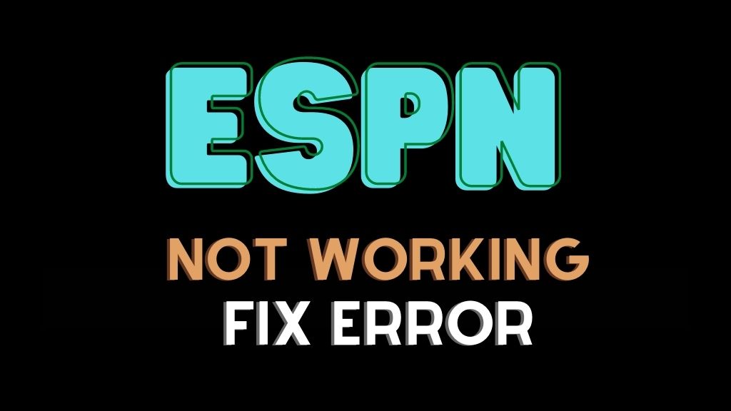 ESPN Error Code