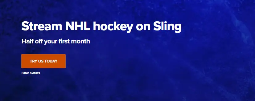 Watch NHL Live on Sling