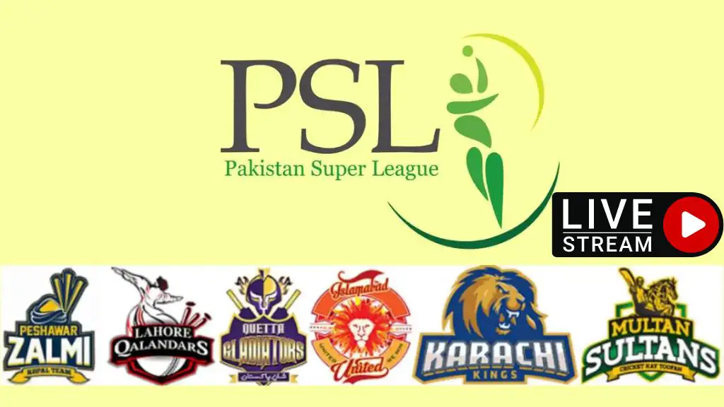 Where to watch PSL Live