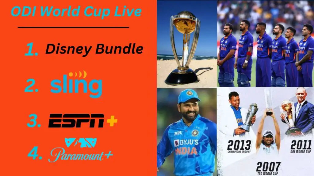 Watch Live ODI World Cup