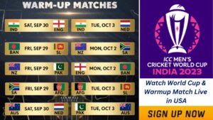 ODI WorldCup Warmup