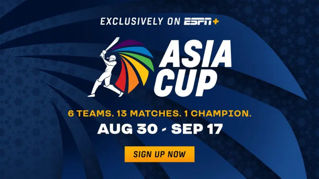 Asia Cup Exclusive on ESPN+