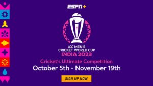 Cricket World Cup live streaming