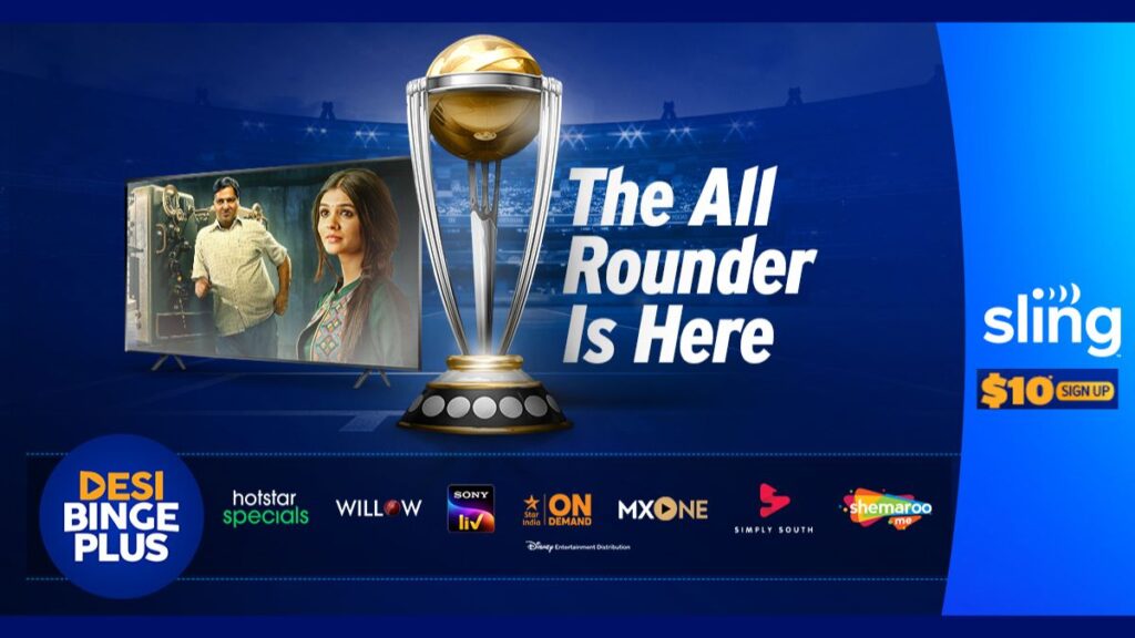 How to Watch India vs New Zealand Live Cricket World Cup SF1 on Sling TV