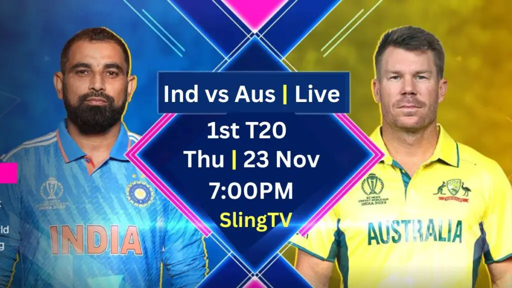 How To Watch India Vs Australia Live T20 Series In USA